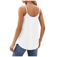 thumbnail image 5 of AherBiu Womens Camisole Tank Tops Summer Loose Fitting Cami Shirts Crewneck Sleeveless Lace T-Shirts Tank Tops, 5 of 5