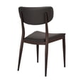 thumbnail image 4 of Take Me Home Classic Silloutte Dining Chair, Gray PU Upholstery and Walnut frame., 4 of 4