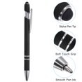 thumbnail image 4 of Unique Bargains Ballpoint Pen with Stylus Tip, Medium Point, 1.0mm, Black Ink, 6 Pack, 4 of 5