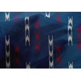 thumbnail image 4 of oneOone Cotton Silk Fabric Arrow Sign Kasuri Decor Fabric Printed BTY 42 Inch Wide, 4 of 4