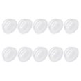 thumbnail image 3 of Miangastore 10 Pcs Demi-Couvercles Ronds pour Bricolage, Plastique Transparent, Demi-Sphères pour Scènes de Noël, Durables, 3 of 9