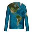 thumbnail image 5 of TIMIFIS Chemises pour Hommes Chemises à Manches Longues T-Shirt à Imprimé Graphique T-Shirt Décontracté à Col Rond Chandail Molletonné Haut-Navyfall, 5 of 5
