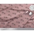 thumbnail image 3 of Soimoi Modal Satin Fabric Bull Dog Print Sewing Fabric Yard 42 Inch Wide, 3 of 3