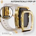 thumbnail image 3 of Mod Kit Stainless Steel Case for Apple Watch Series 10 46mm Rugged Metal Bumper Case Protective Wristband Replacement Band for iWatch 46 mm, 3 of 6
