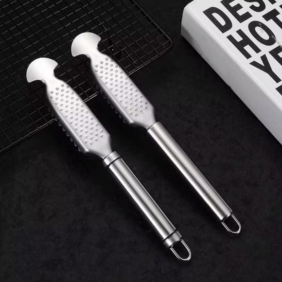 Stainless Steel Fish Scale Scraper Tool Multi-Function Remover Cleaning Kitchen Accessory