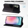 thumbnail image 3 of Compatible avec Samsung Galaxy A24 4G Étui Portefeuille Motif Animaux Mignons avec Fentes pour Cartes Couverture Rabattable, 3 of 5