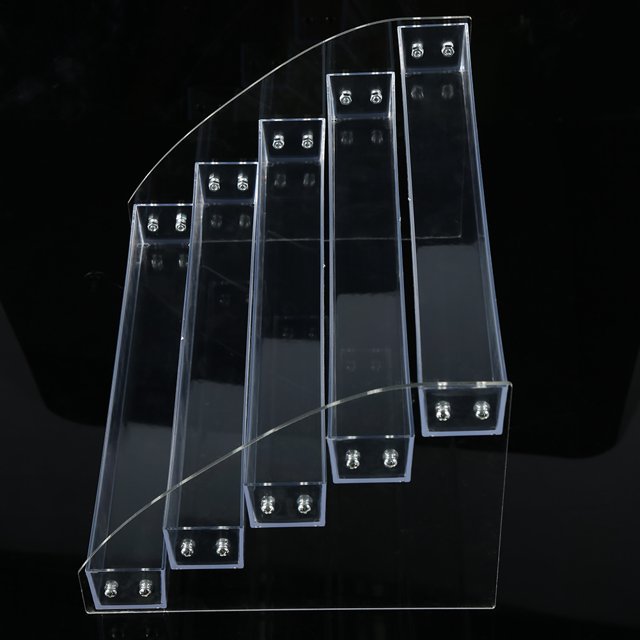 Ccdes Nail Polish Rack, Nail Polish Display Rack,6 Types Durable Nail Polish Acrylic Clear Makeup Display Stand Rack Organizer Holder