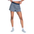thumbnail image 1 of No Boundaries Women's Twill Sleep Boxer, 1 of 6