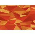thumbnail image 1 of Ahgly Company Machine Washable Indoor Rectangle Transitional Neon Orange Area Rugs, 2' x 5', 1 of 7