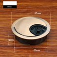 thumbnail image 1 of Bgsha 50mm/60mm/80mm Computer Metal Grommet Desk Table Cable Tidy Outlet Wire Cover, 1 of 6