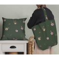 thumbnail image 5 of Soimoi Green Modal Satin Fabric Floral Panel Print Fabric by The Yard 42 Inch Wide, 5 of 5