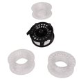 thumbnail image 4 of Large Arbor Fly Reel, Black 5/6 Large Line Capacity Fly Reel Labor Saving  For Saltwater, 4 of 8