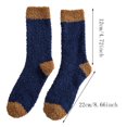 thumbnail image 3 of Winter Men Coral Fleece Socks Middle Tube Sleeping Home Solid Stocking, 3 of 3