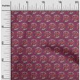 thumbnail image 2 of oneOone Rayon Magenta Fabric Kalamkari Craft Projects Decor Fabric Printed By The Yard 56 Inch Wide, 2 of 5