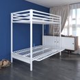 thumbnail image 4 of Lits superposés une place/futon Miles en métal, 4 of 9