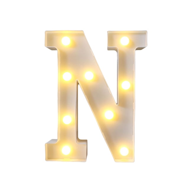 RXIRUCGD Letters Lights Alphabet Lamp LED Letter Lighting Letter Light Illuminated Letters Night Lights Decoration For Birthday Party Wedding Children's Room