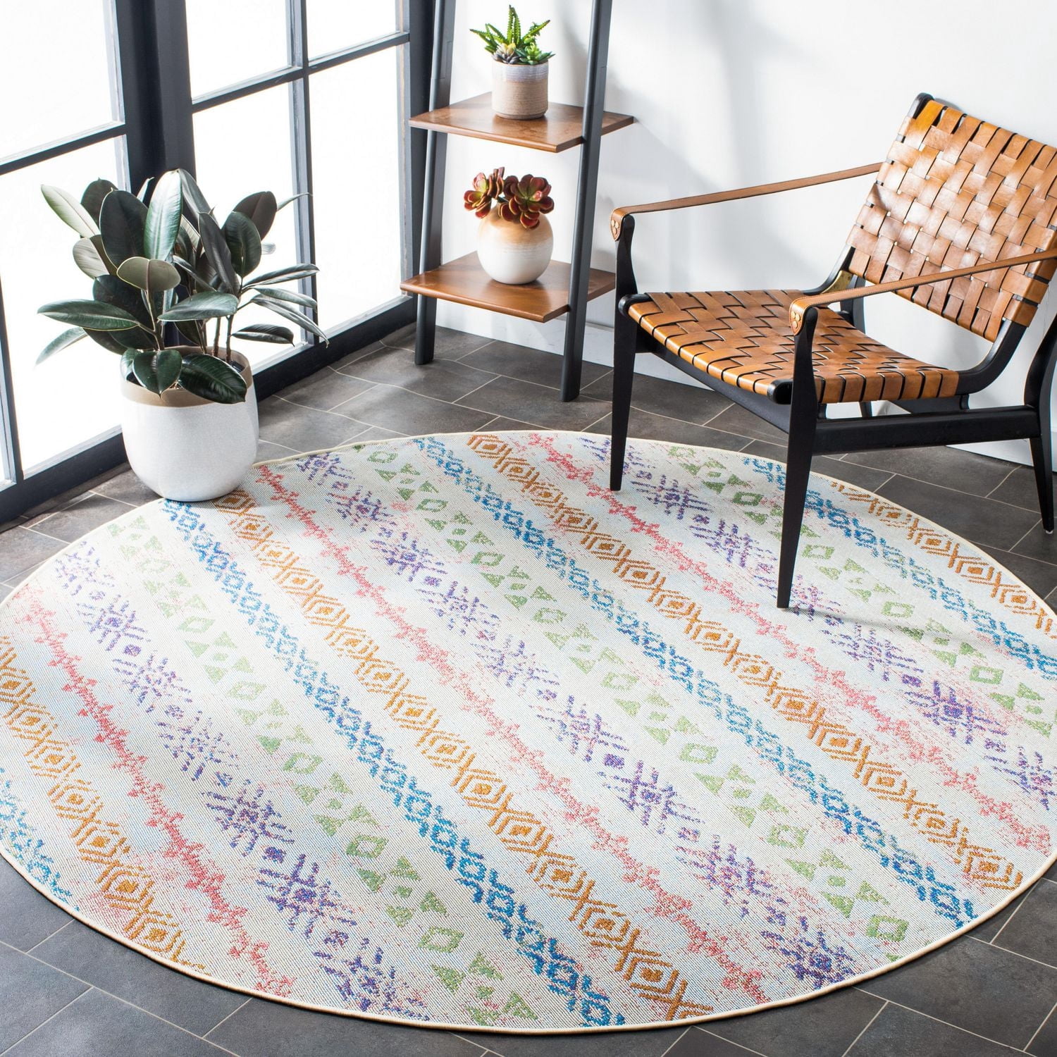 Safavieh Summer Joella Geometric Striped Area Rug