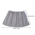 thumbnail image 3 of Luxshiny Jupe Couche Adulte Lavable Réutilisable Anti-Fuite Gris Taille Élastique pour Soins aux Personnes Âgées, 3 of 7