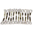 thumbnail image 2 of 24 Pcs Fils de Broderie Point de Croix Argent Fil Brillant Fait Main 8 Mètres, 2 of 14