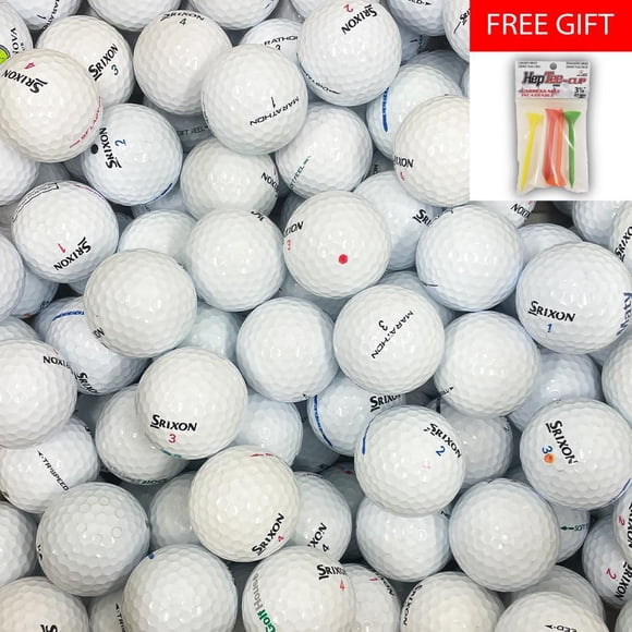 Mulligan - 77 balles de golf récupérées Srixon AAA, Blanc