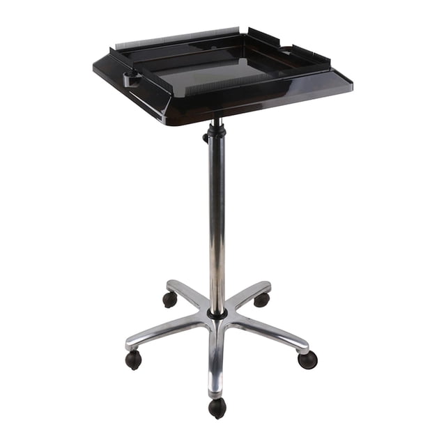 Chariot Polyvalent à Roulettes pour Salon de Coiffure pour Coiffeur, Hauteur Réglable, Outil de Coiffure Mobile Utilitaire, Chariot de Rangement de Salon avec 3 Barils