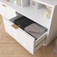 thumbnail image 2 of Sauder Morgan Main TV Stand, White, 428258, 2 of 7