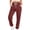 Wine, variant on ZMFXJPE Jogging Pants Women Drawstring Sweatpants Pants for Fall Women Joggers with Pockets Womens Comfortable Pants Fleece Sweat Pants