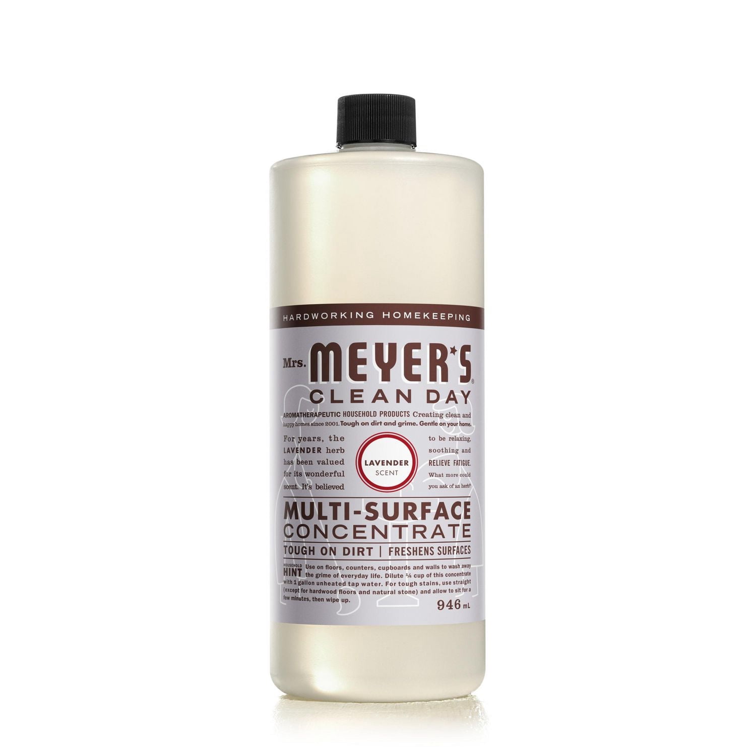 Mrs. Meyer's Clean Day Multi-Surface Concentrate All Purpose Cleaner, Lavender Scent, 946ml