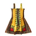 thumbnail image 1 of LOVZFMLL Girl's Pattern Long Sleeves Velvet Court Style Dress, 1 of 7