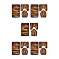 thumbnail image 2 of Maytalsory 1/2/3/5 Comfortable And Durable Bath Rug - Enjoy Luxurious Bath Experience Fashionable Fashion Bath Mat Set Q190816-B041 5PCS, 2 of 6