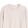 thumbnail image 5 of WUANDIXFA Hauts pour Ado Fille Chandail à Manches Longues pour Filles Confortable Doux à la Mode et Décontracté Chandail à Manches Longues à Col Rond pour Filles Beige, 14-15 Ans, 5 of 5