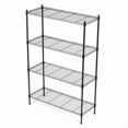 thumbnail image 4 of 4 Tier Steel Wire Shelf Rack, Black, 4 of 6