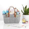 thumbnail image 1 of Foldable Diaper Caddy Organizer with Removable Compartments - Portable Baby Changing Tote for Diapers, Wipes, Pump & Travel Storage, 1 of 5