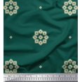 thumbnail image 1 of Soimoi Poly Georgette Fabric Artistic Floral Printed Craft Fabric by the Yard 42 Inch Wide, 1 of 3