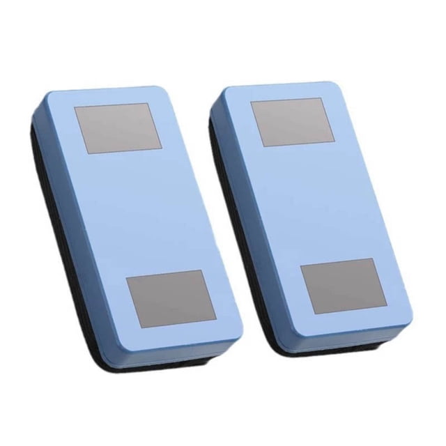 Magnetic Whiteboard Eraser With Absorbent Sponge For Chalkboard And Dry Erase Board Use 2 Pack
