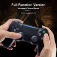 thumbnail image 3 of Mistaha P4 Manette de Jeu Bluetooth USB Sans Fil Rechargeable Contrôleur de Jeu Manette de Jeu de Remplacement pour PC/P-S-4/PS3, 3 of 8