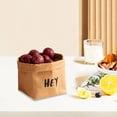 thumbnail image 2 of Ohufall Washable Thickened Kraft Paper Bag Waterproof Storage for Kitchen Refrigerator Green Plants Pot Home Decor, 2 of 6
