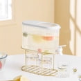 thumbnail image 4 of EGNMCR Storage Containers 3.5L Cold Kettle With Faucet In Refrigerator, Large Capacity Water Iced Juice Lemonade Water Jug Fruit Teapot Bucket Drink Container For Garden Home Party Cold kettle, 4 of 8