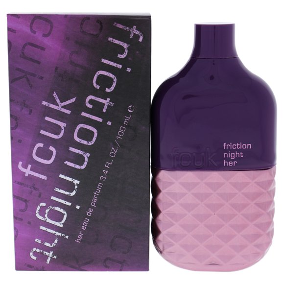 French Connection UK Fcuk Friction Night Uk for Women - Eau De Parfum Spray, 3.4 ounces