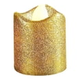 thumbnail image 1 of Candle Light Wedding Bar Decoration LED Powdered Small Candle Gold Wavy Mouth Candle, 1 of 1