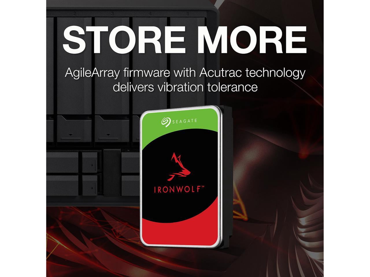 【美品】Seagate IronWolf 8TB ST8000VN004 Seagate IronWolf ST8000VN004 - Hard drive - 8 TB - internal - 3.5