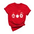 thumbnail image 2 of Meichang T-Shirts de la Saint-Valentin pour Femmes, T-Shirts Graphiques Amusants de la Saint-Valentin, Manches Courtes, Col Rond, T-Shirts de Fête en Liquidation, Cadeaux de la Saint-Valentin, 2 of 6