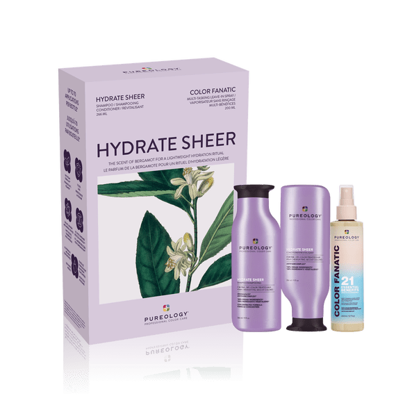 Pureology Hydrate Sheer — Coffret Cadeau Trio Cheveux Fins / Holiday Haircare Trio Gift Set