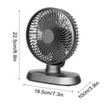 thumbnail image 5 of Usb Charging Cable,One on One New Usb Fan Three in One Desktop Office Desktop Shakeable Head Recirculating Fan Silent Charging Large Wind Fan Usb to Usb Cable, 5 of 5