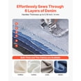 thumbnail image 4 of VEVOR Sewing Machine Portable Electric Sewing Machine 18 Stitch Applications, 4 of 9
