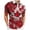 Grey, variant on YUEVE Men's Canada Flag Golf Shirts Maple Leaf Short Sleeve Funny Graphic Polo Shirt Sumemr Novelty Button Top Tees