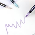 thumbnail image 3 of 12/24 Colors Metallic Marker Double Line Outline Marker DIY Photo Album Paint Marker Pen with 2mm Tip Shimmer Marker Set for Metal Ceramic Glass Greeting Cards, 3 of 9