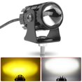 thumbnail image 1 of 1X LED Motorcycle Headlight Fog Light Driving Spot Lamp Yellow White Offroad ATV, 1 of 11