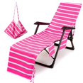 thumbnail image 3 of Meitianfacai Housse de Chaise à Rayures Serviette de Plage Imprimée Polyester Coton Serviette de Chaise, 3 of 3