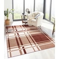 thumbnail image 4 of ECARPET Washable Plaid Area Rug & Runner for Kitchen, Bedside, Living Room, Hallway, 4 of 9